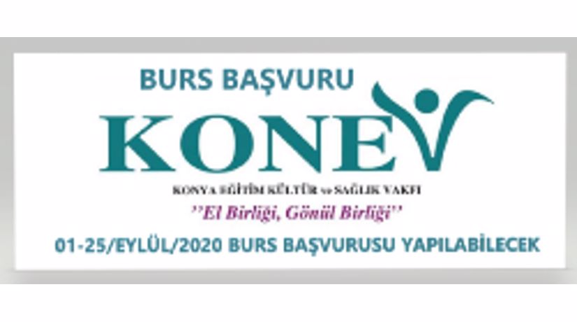 KONEV BURS BAŞVURULARI BAŞLADI